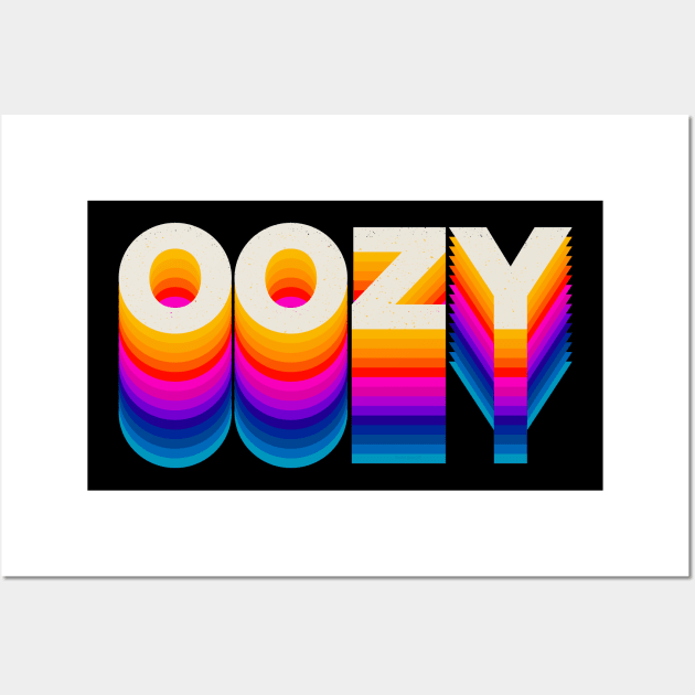 4 Letter Words - Oozy Wall Art by DanielLiamGill